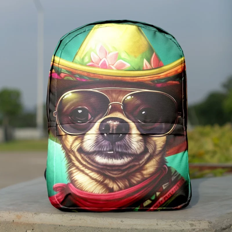 Mexican Sombrero Dog Backpack