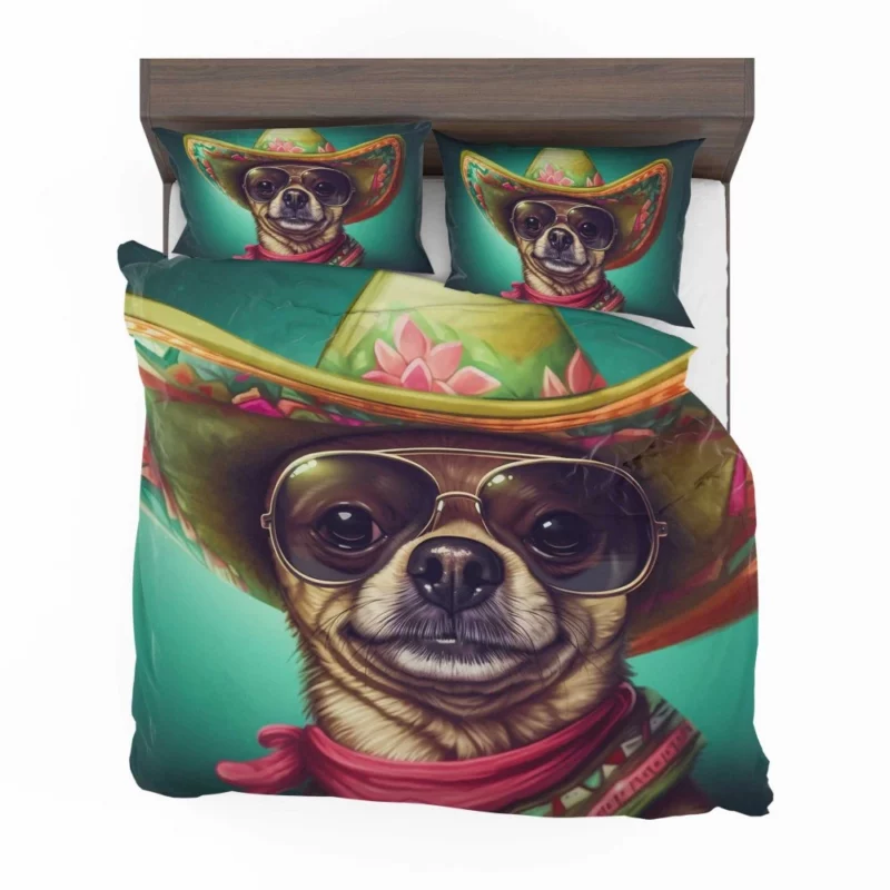 Mexican Sombrero Dog Bedding Set 2