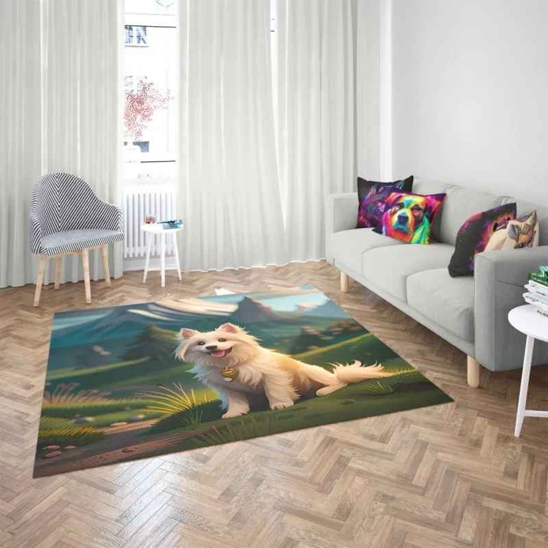 Mountain Field Dog Rug 2