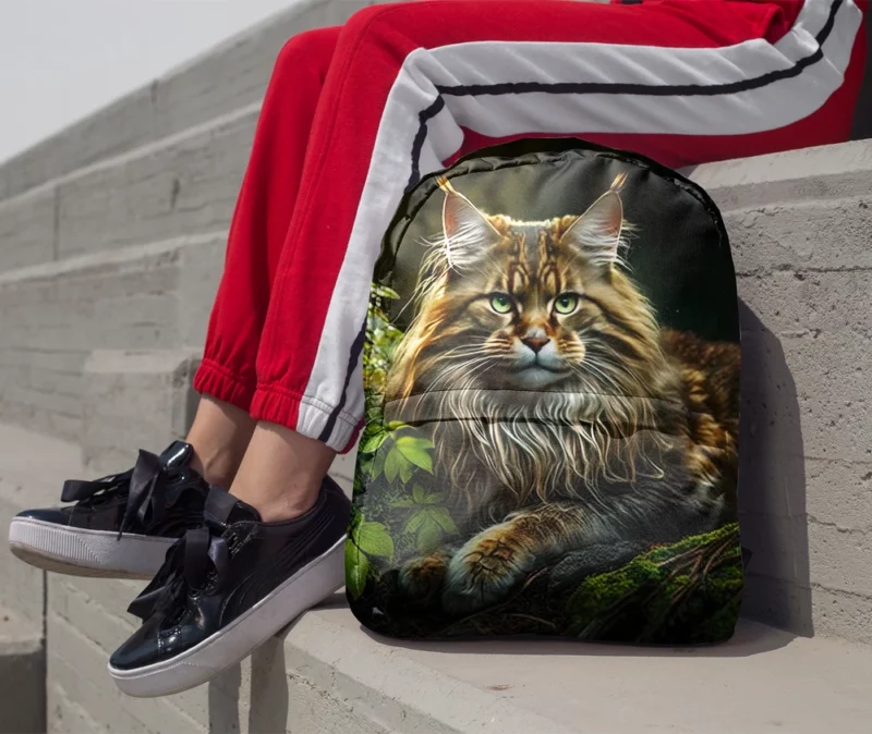 Mystic Woods Feline Art Backpack 1