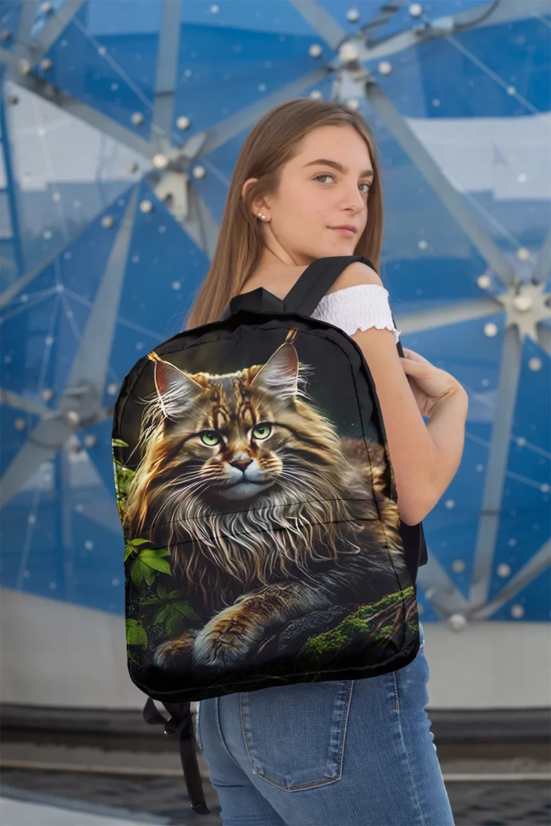 Mystic Woods Feline Art Backpack 2