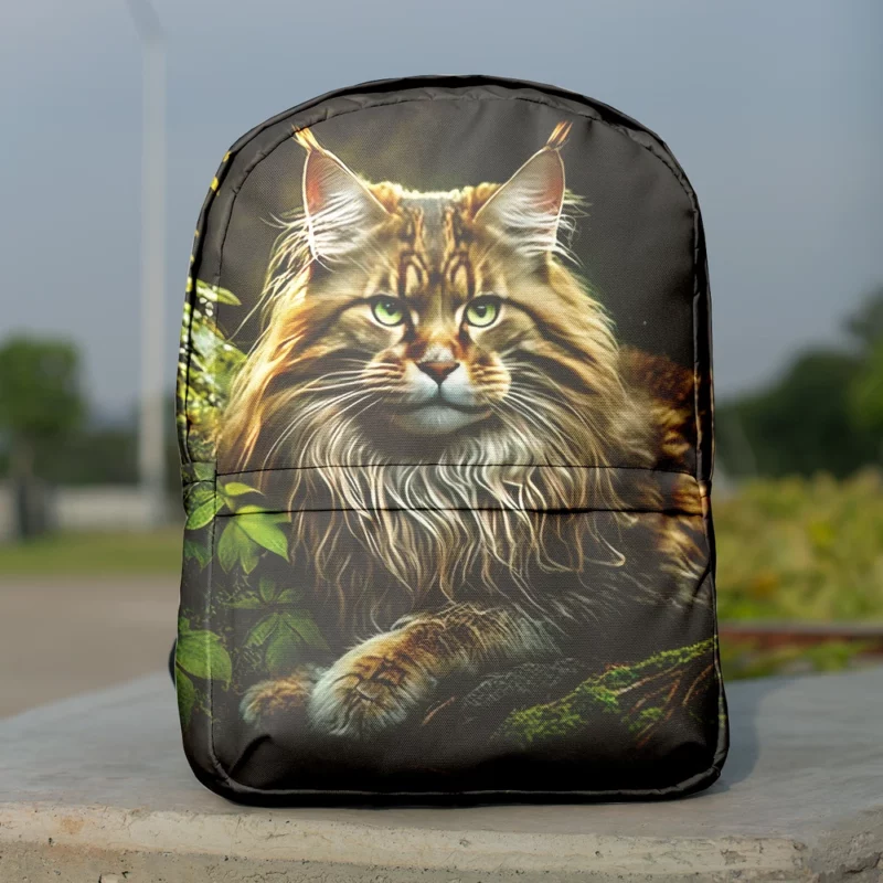 Mystic Woods Feline Art Backpack