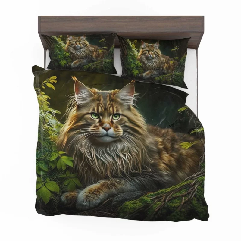 Mystic Woods Feline Art Bedding Set 2