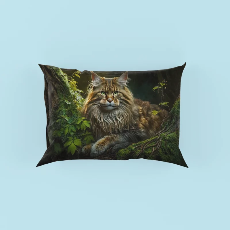 Mystic Woods Feline Art Pillow Cases