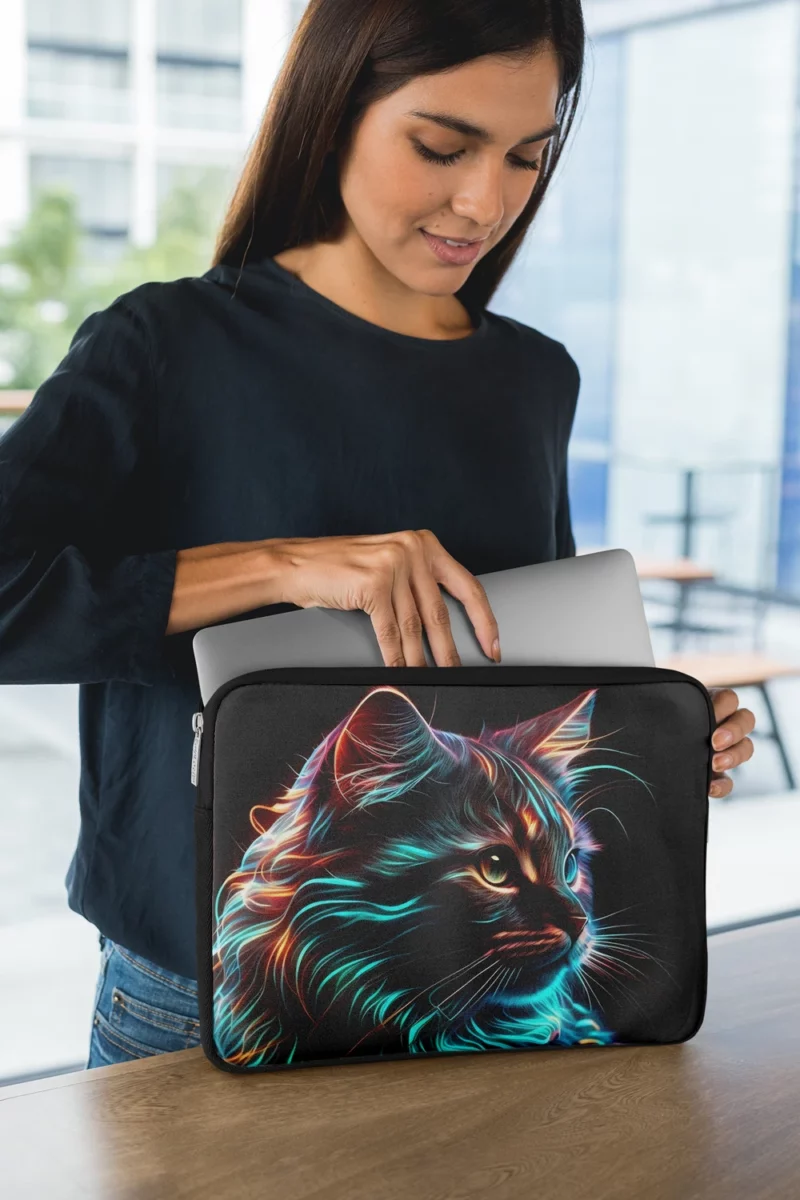 Nice Cat Illustration Laptop Sleeve 1