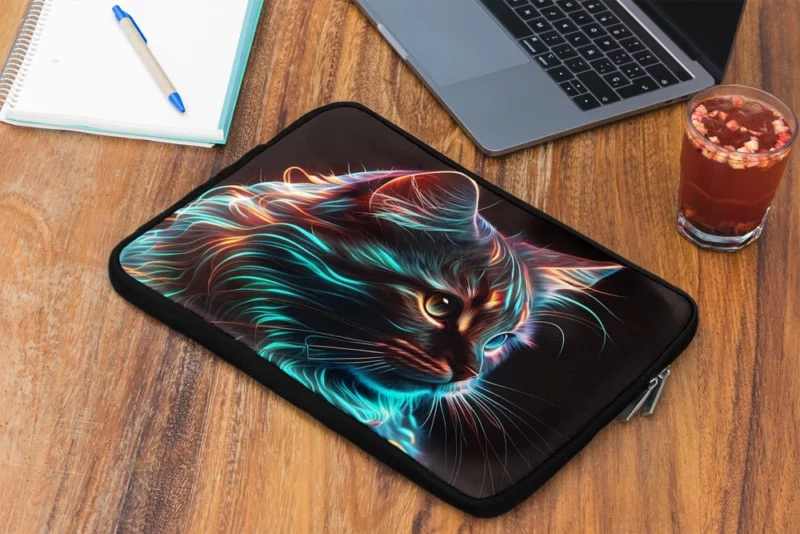 Nice Cat Illustration Laptop Sleeve 2