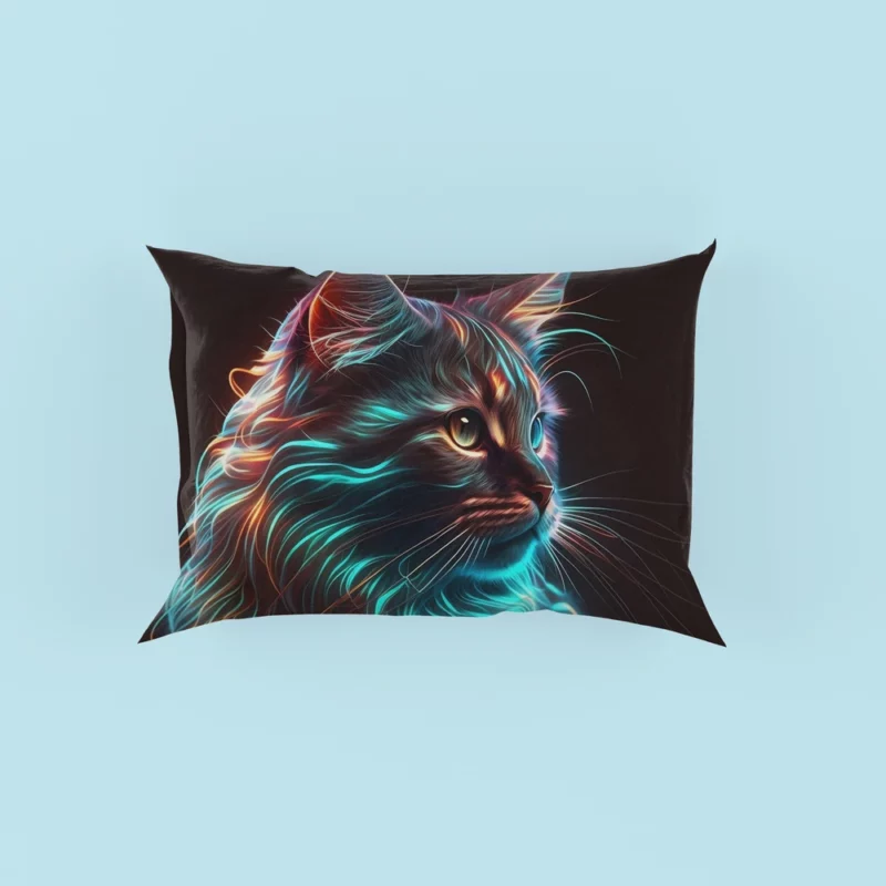 Nice Cat Illustration Pillow Cases