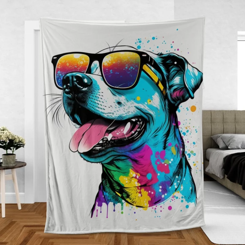Pawsome Prints Dog Fleece Blanket