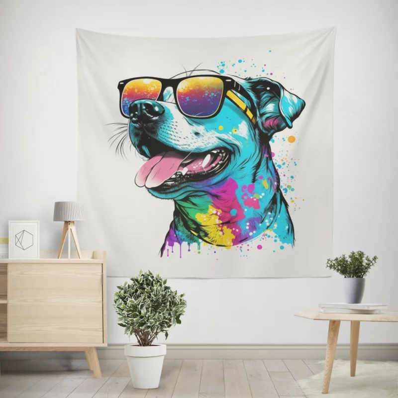 Pawsome Prints Dog Wall Tapestry