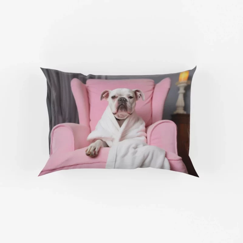 Pink Armchair Dog Spa Pillow Cases