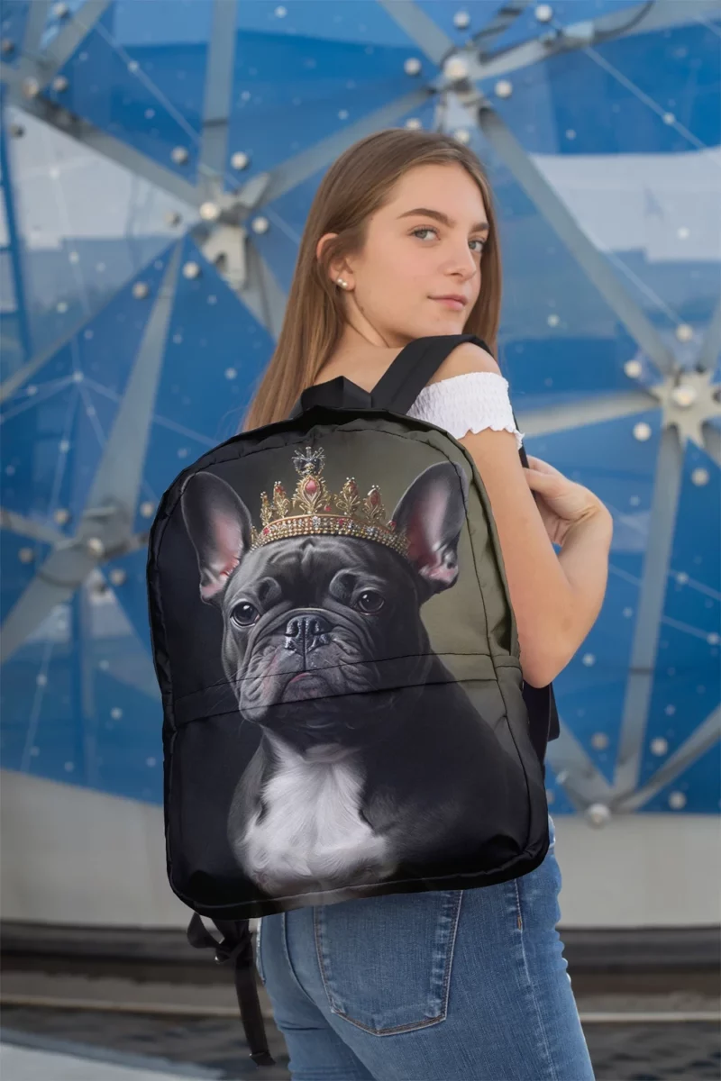 Portrait French Bulldog Backpack 2