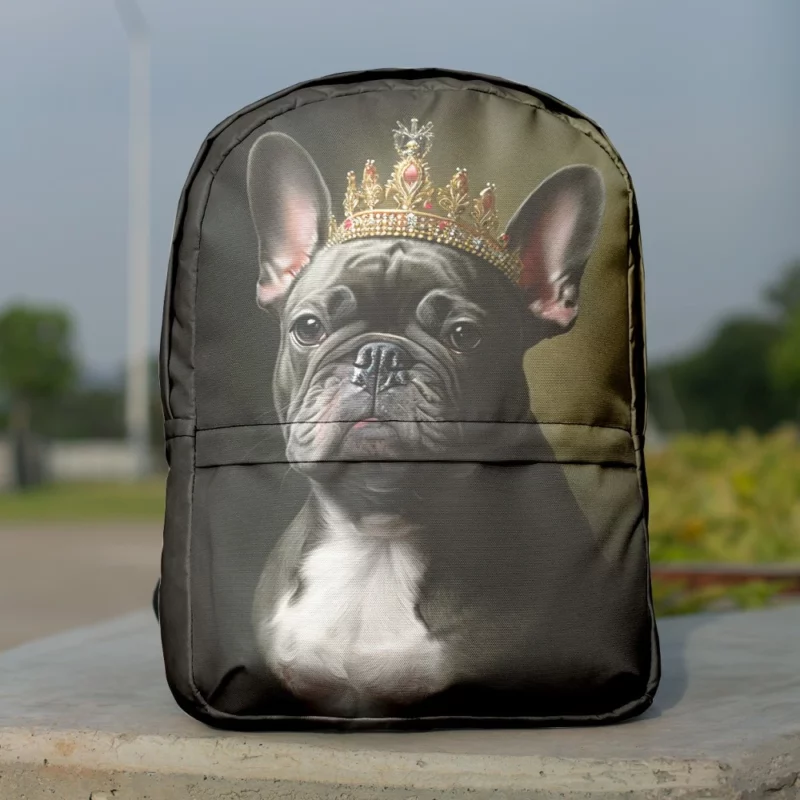 Portrait French Bulldog Backpack