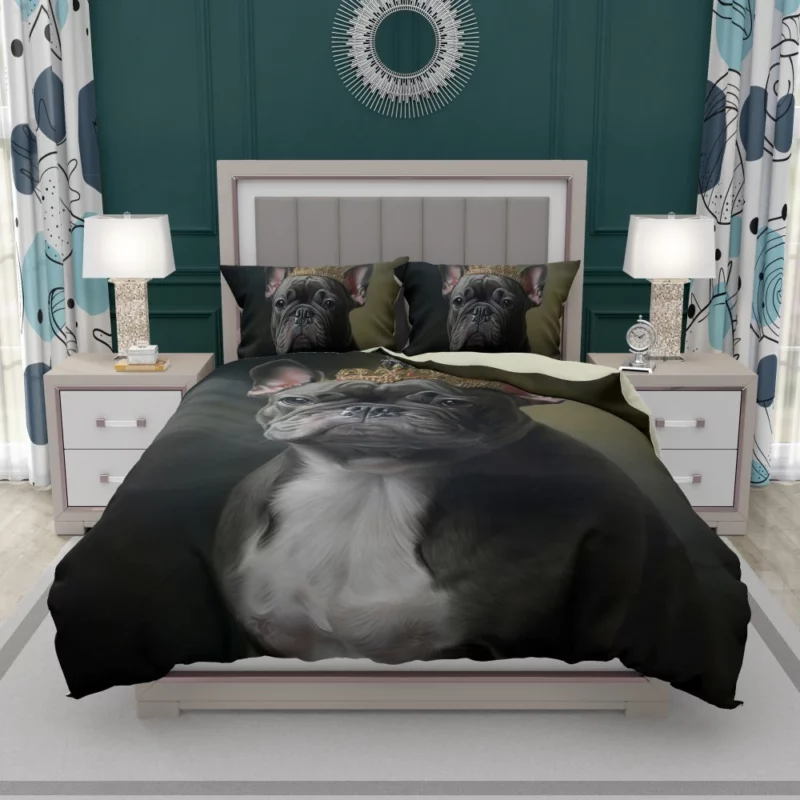 Portrait French Bulldog Bedding Set 1