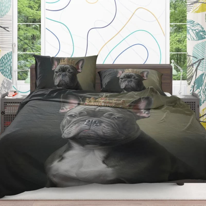 Portrait French Bulldog Bedding Set