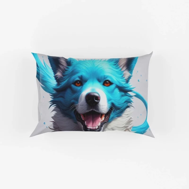 Rainbow Fantastic Dog Print Pillow Cases