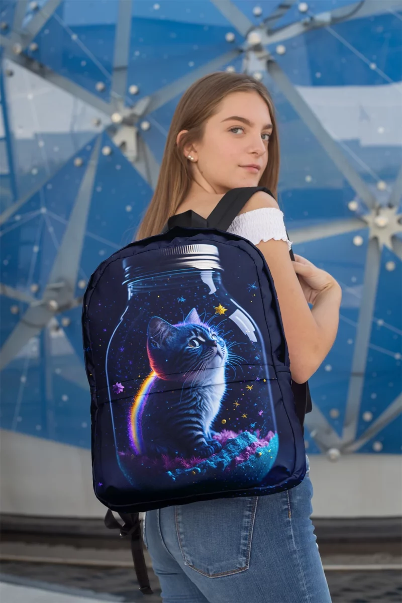 Rainbow Jar Cat Backpack 2