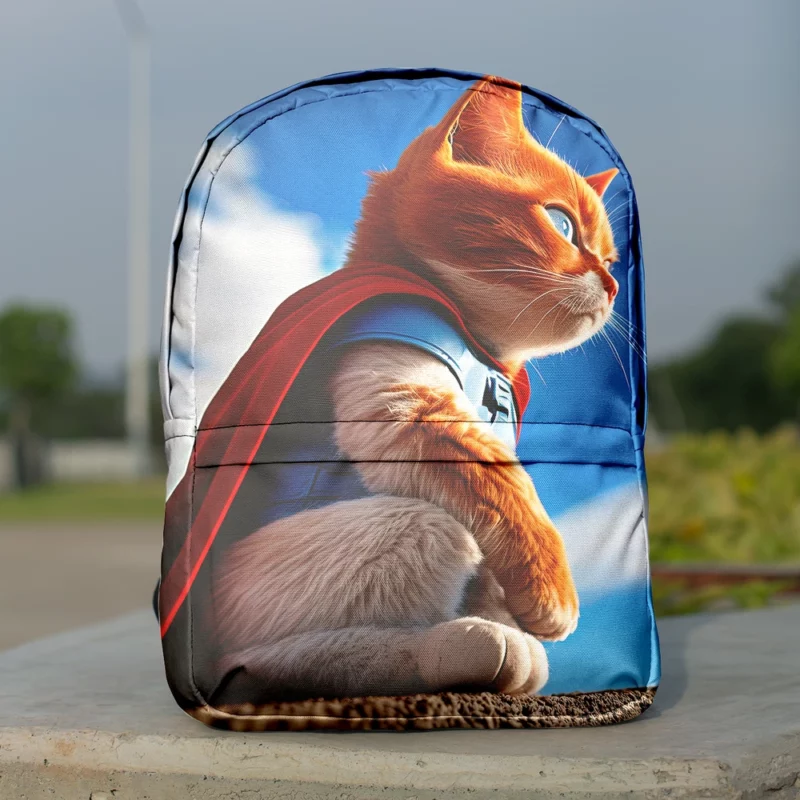 Red-Capped Kitten Superhero Backpack