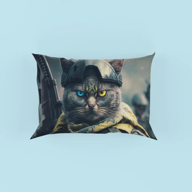 Special Forces Cat Portrait Pillow Cases