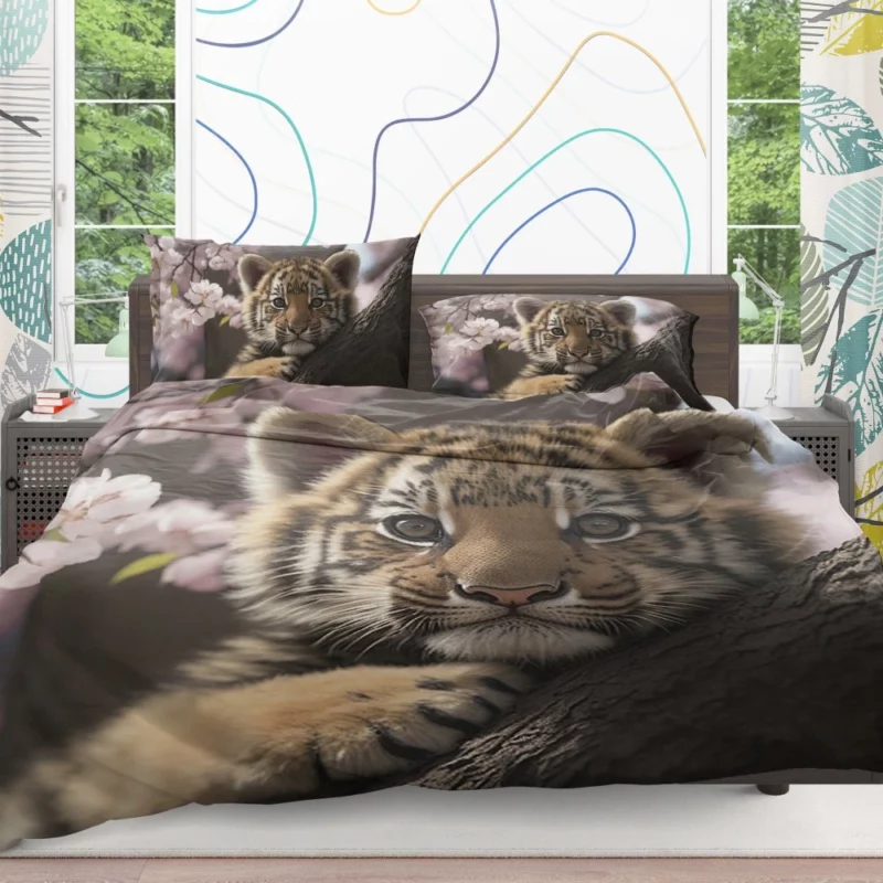 Springtime Baby Tiger Bedding Set