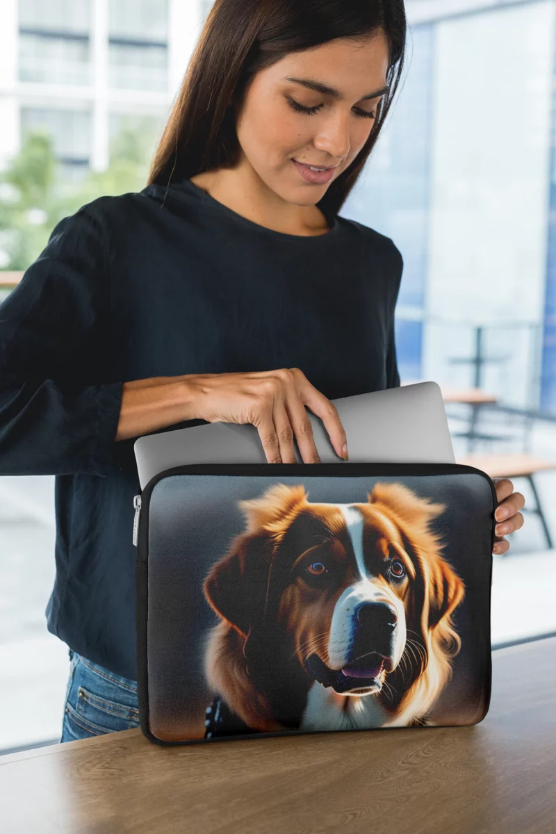 Standing Field Dog Laptop Sleeve 1