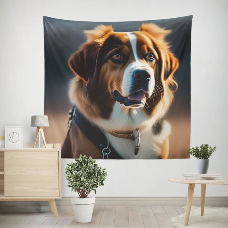 Standing Field Dog Wall Tapestry