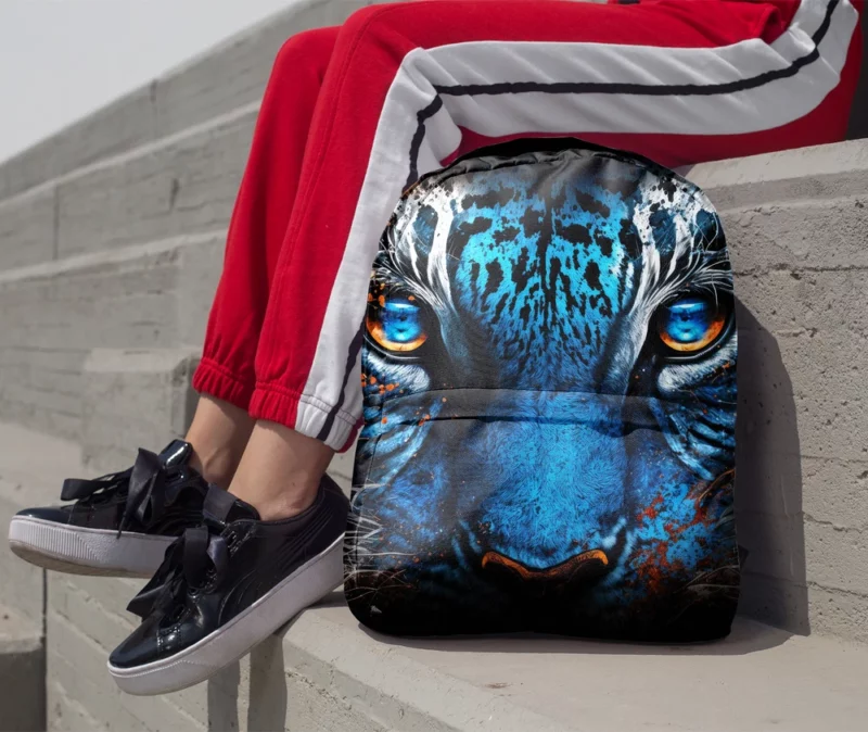 Symbolic Tiger Rage Art Backpack 1