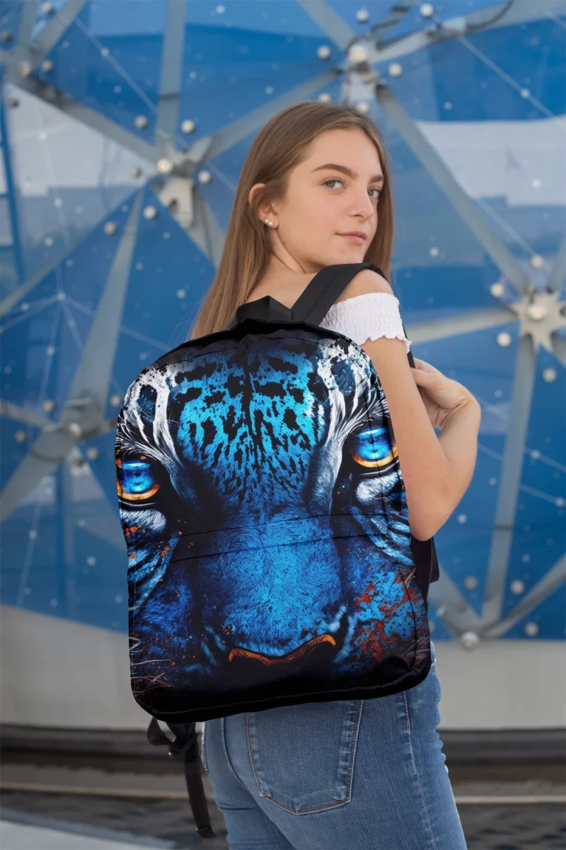 Symbolic Tiger Rage Art Backpack 2