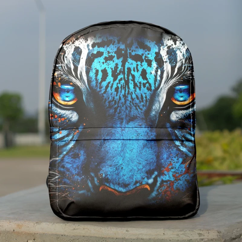 Symbolic Tiger Rage Art Backpack