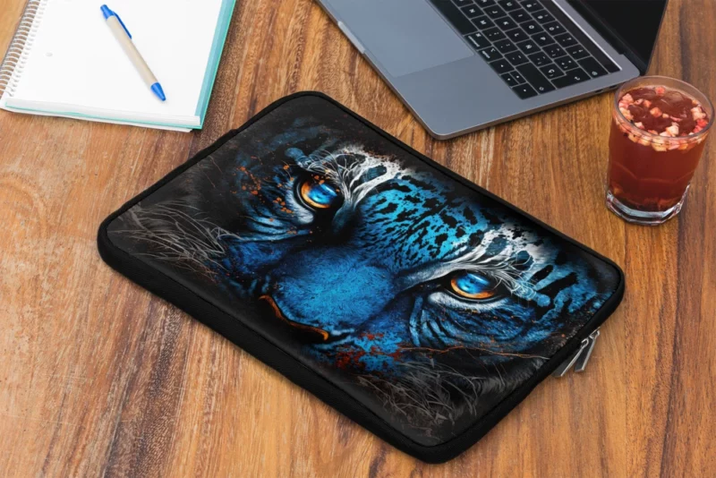 Symbolic Tiger Rage Art Laptop Sleeve 2