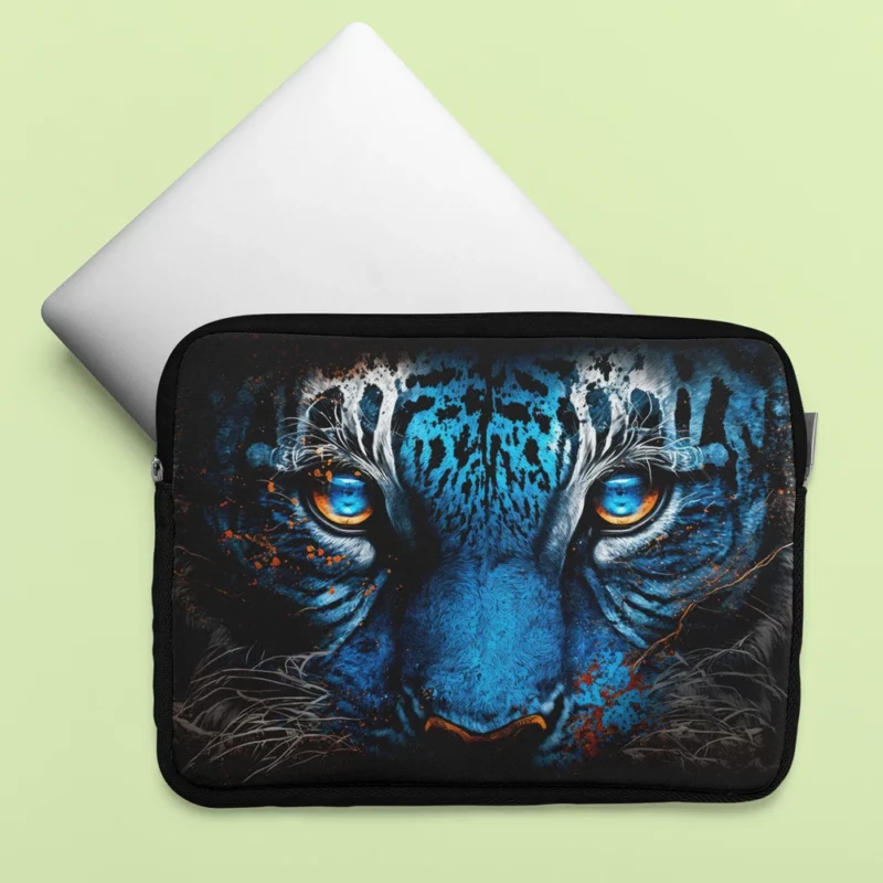 Symbolic Tiger Rage Art Laptop Sleeve