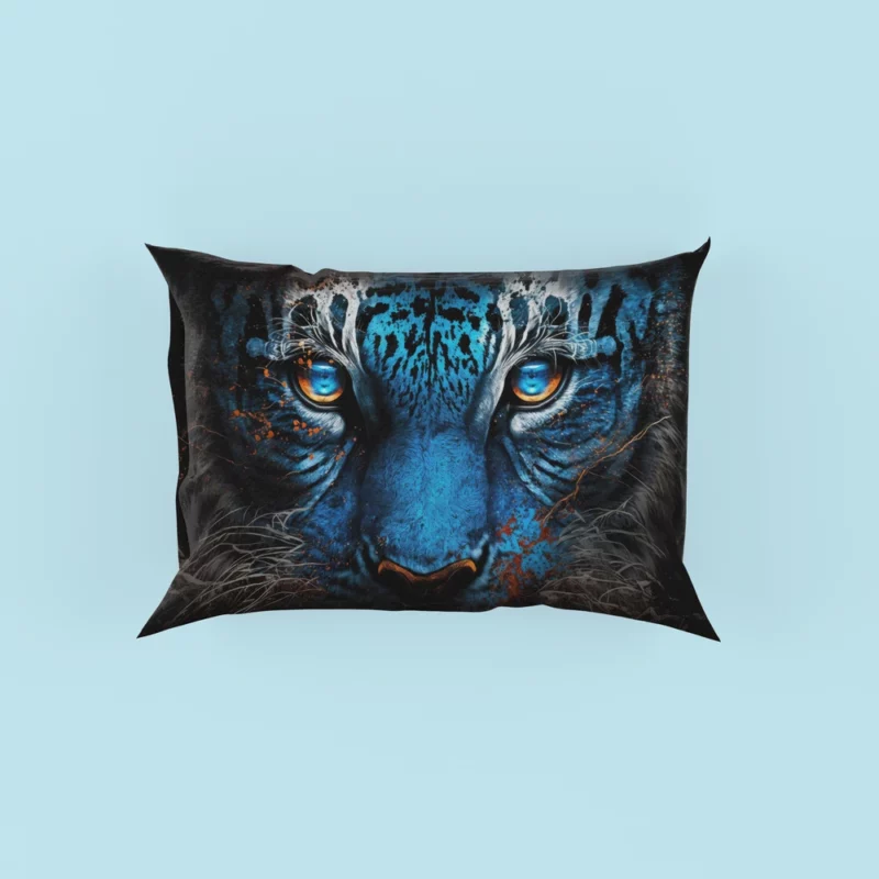 Symbolic Tiger Rage Art Pillow Cases