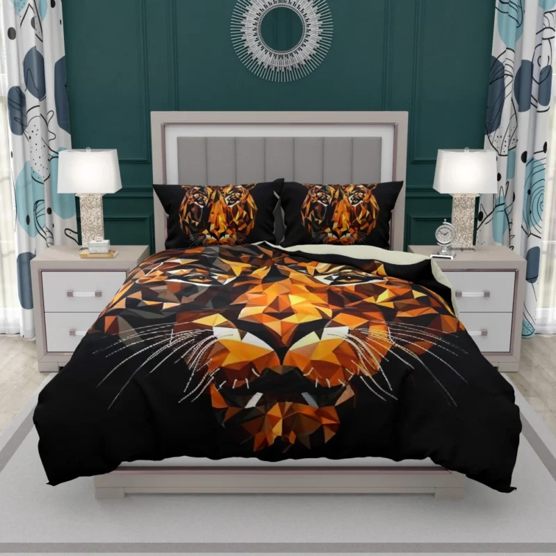 Tiger Figure in Window Display Bedding Set 1