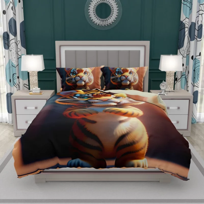 Tiger Galaxies in Space Bedding Set 1