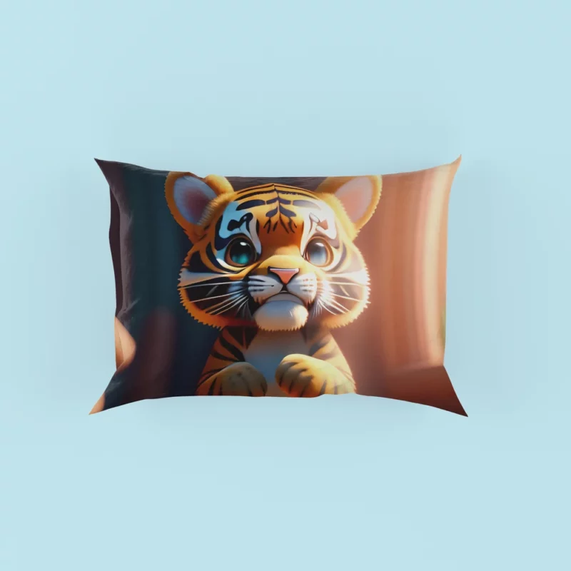 Tiger Galaxies in Space Pillow Cases