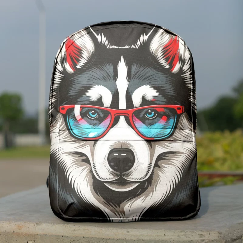 Whimsical Doggie Drawing Portrait Backpack