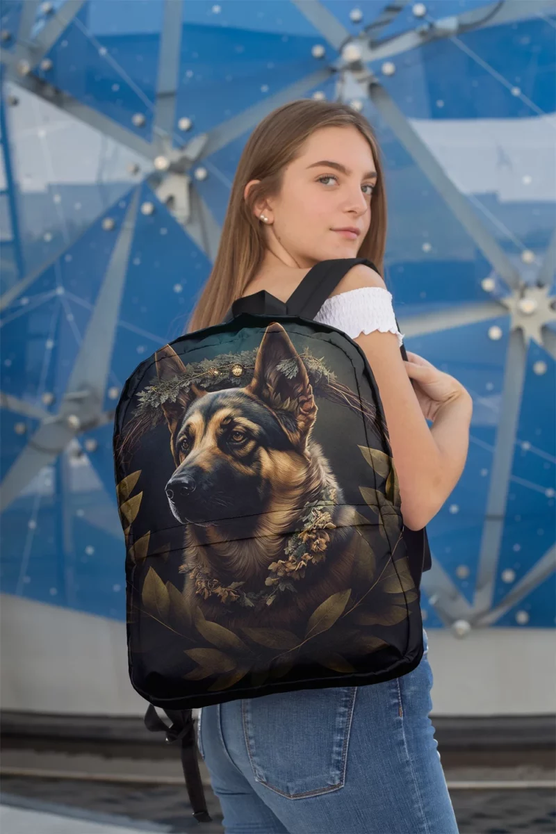 Wreathed Dog Backpack 2