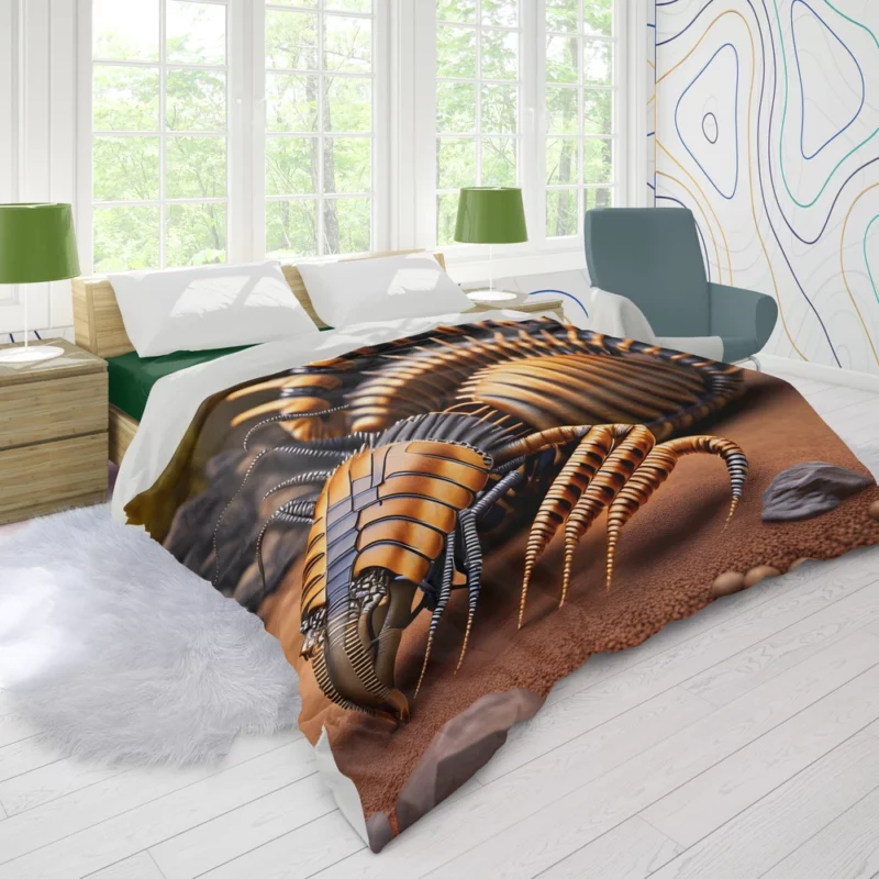 3D Arthropleura Animation Duvet Cover