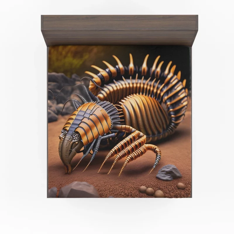 3D Arthropleura Animation Fitted Sheet