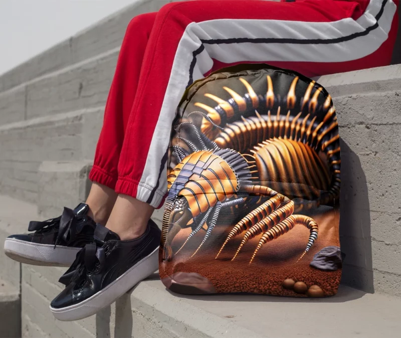 3D Arthropleura Animation Minimalist Backpack 1