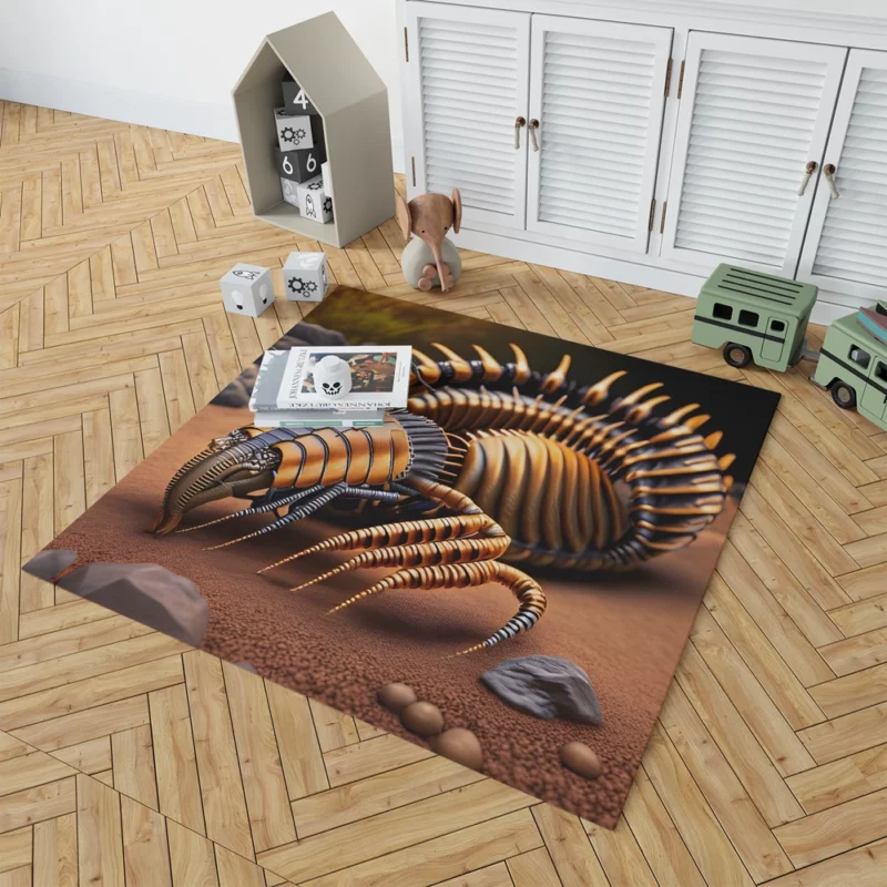 3D Arthropleura Animation Rug 1