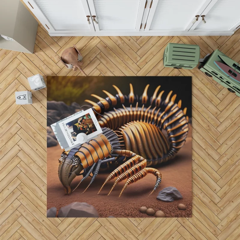 3D Arthropleura Animation Rug