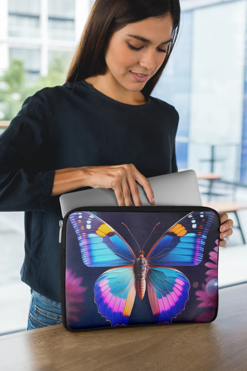 3D Butterfly AI Artwork Laptop Sleeve 1