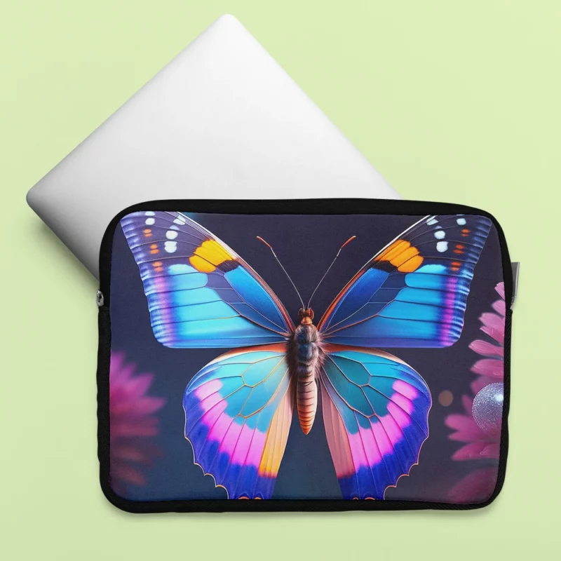 3D Butterfly AI Artwork Laptop Sleeve