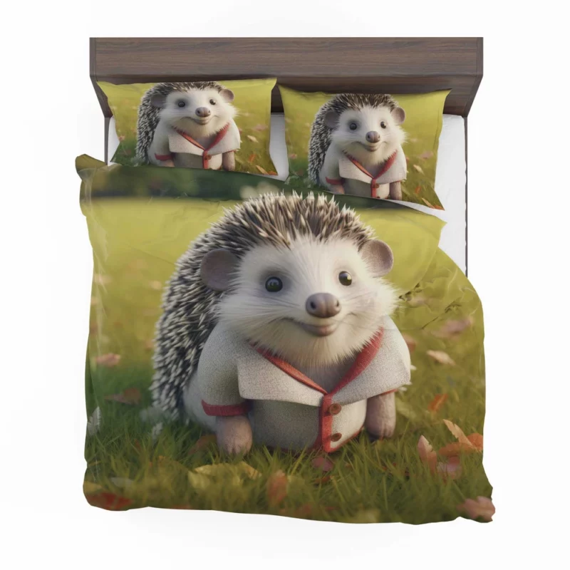 3D Clothed Hedgehog Cartoon Bedding Set 2