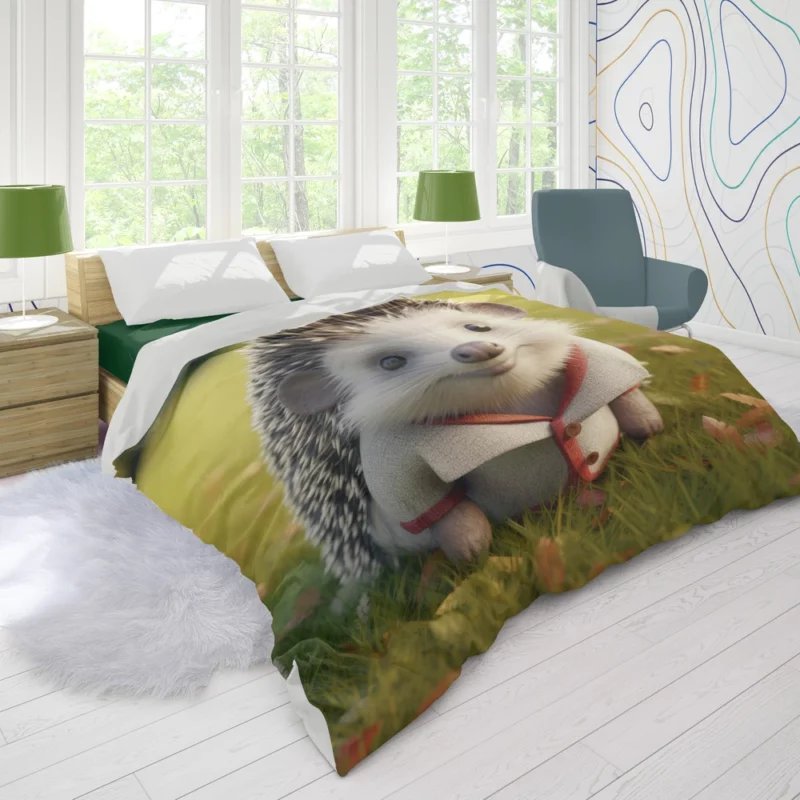 3D Clothed Hedgehog Cartoon Duvet Cover