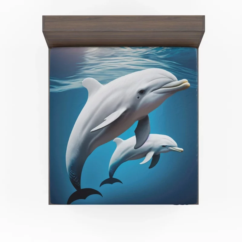 3D Dolphin Character Fitted Sheet