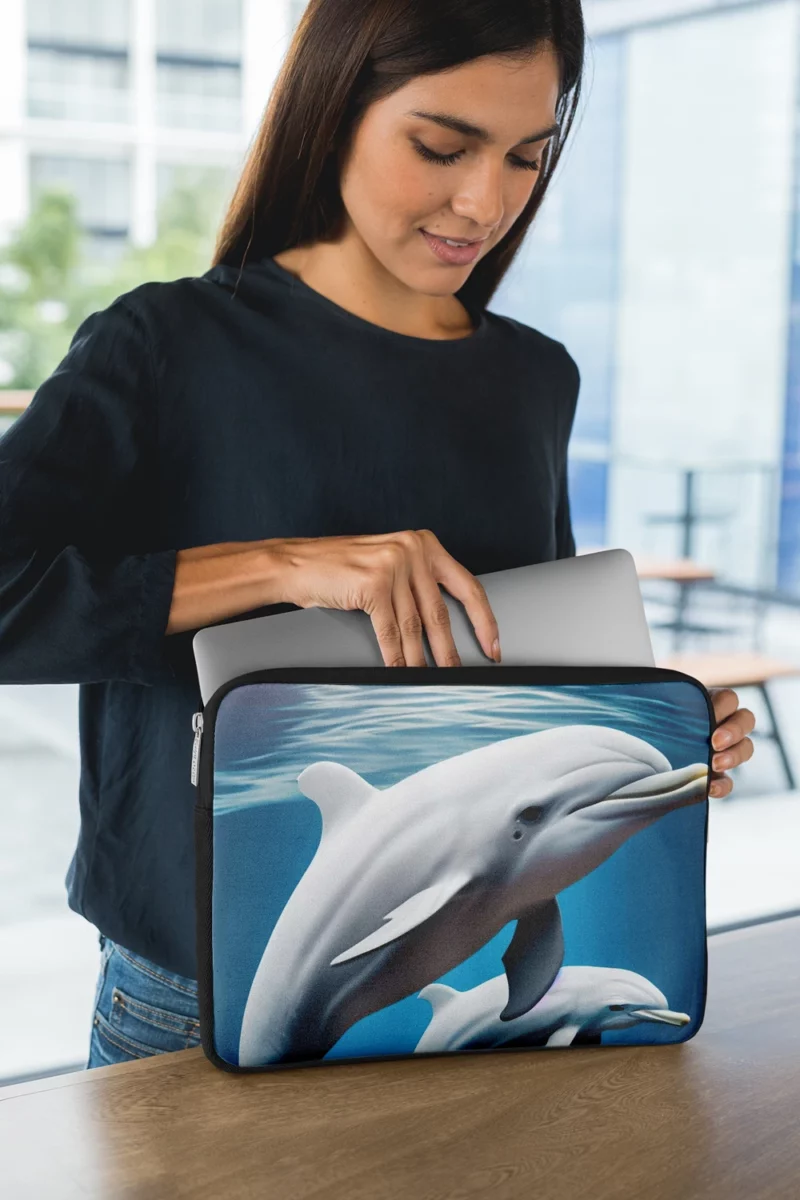 3D Dolphin Character Laptop Sleeve 1