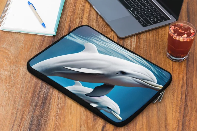 3D Dolphin Character Laptop Sleeve 2