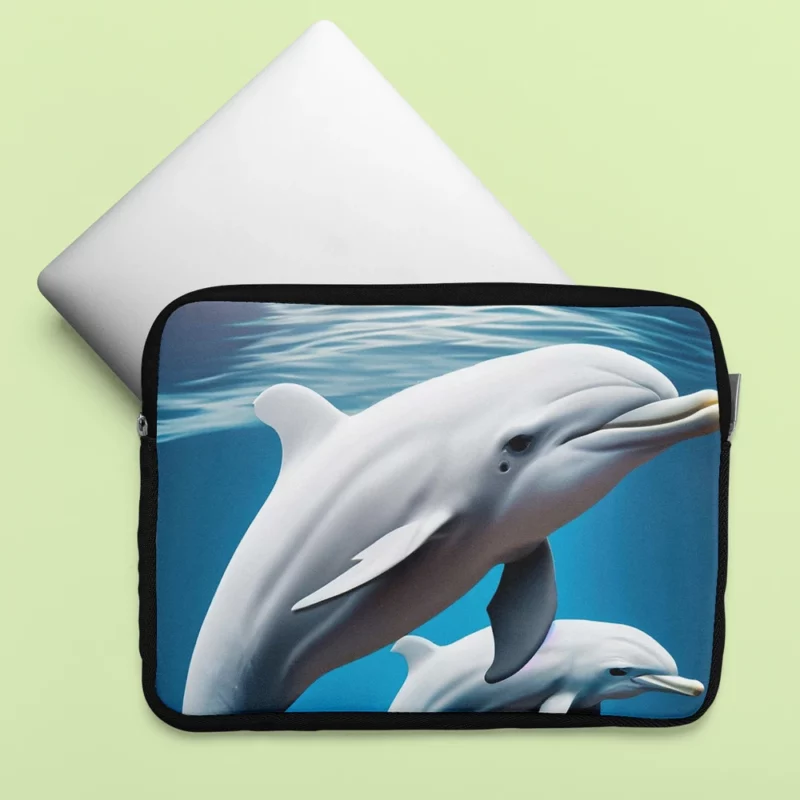 3D Dolphin Character Laptop Sleeve