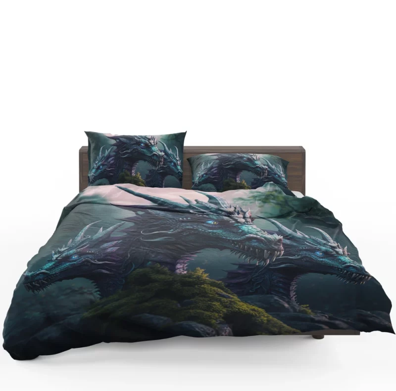 3D Hydra Illustration Bedding Set 1